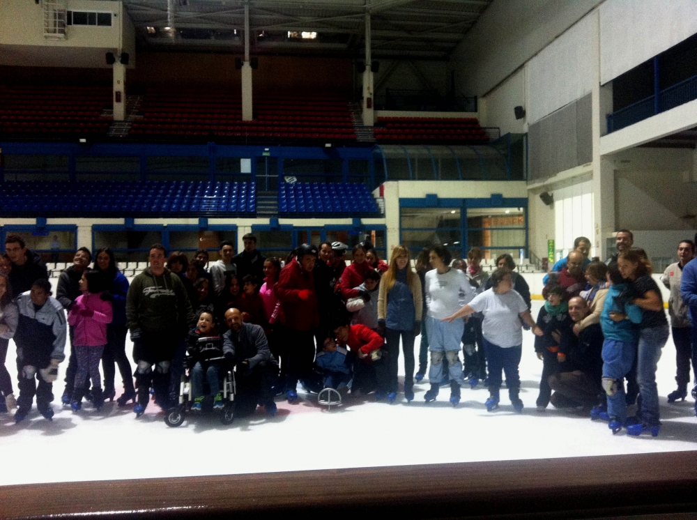 Organizada la II jornada de patinaje para personas con discapacidad - HIELO ESPAÑOL