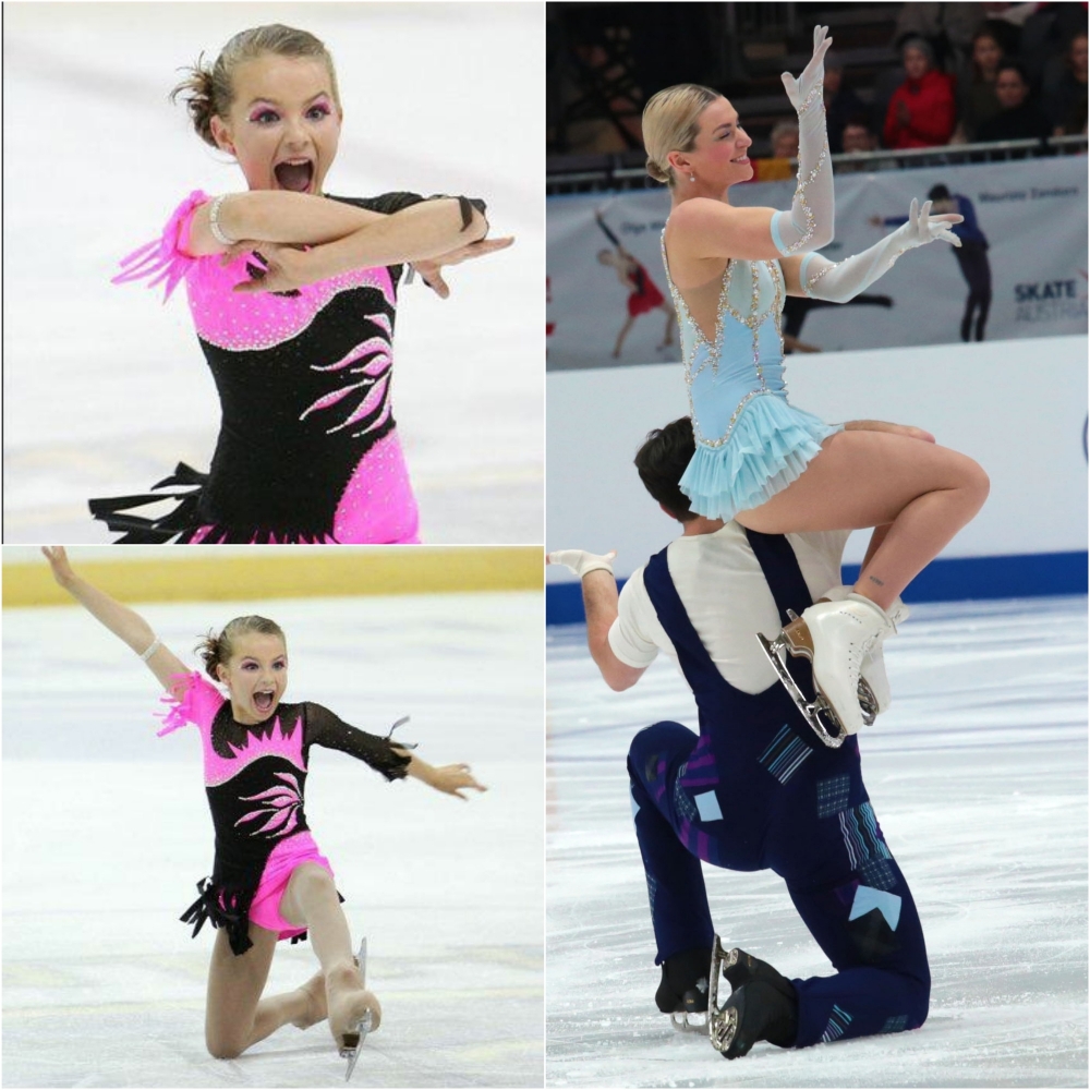 Una sarriana de ocho años arrasa en patinaje artístico: «Las niñas