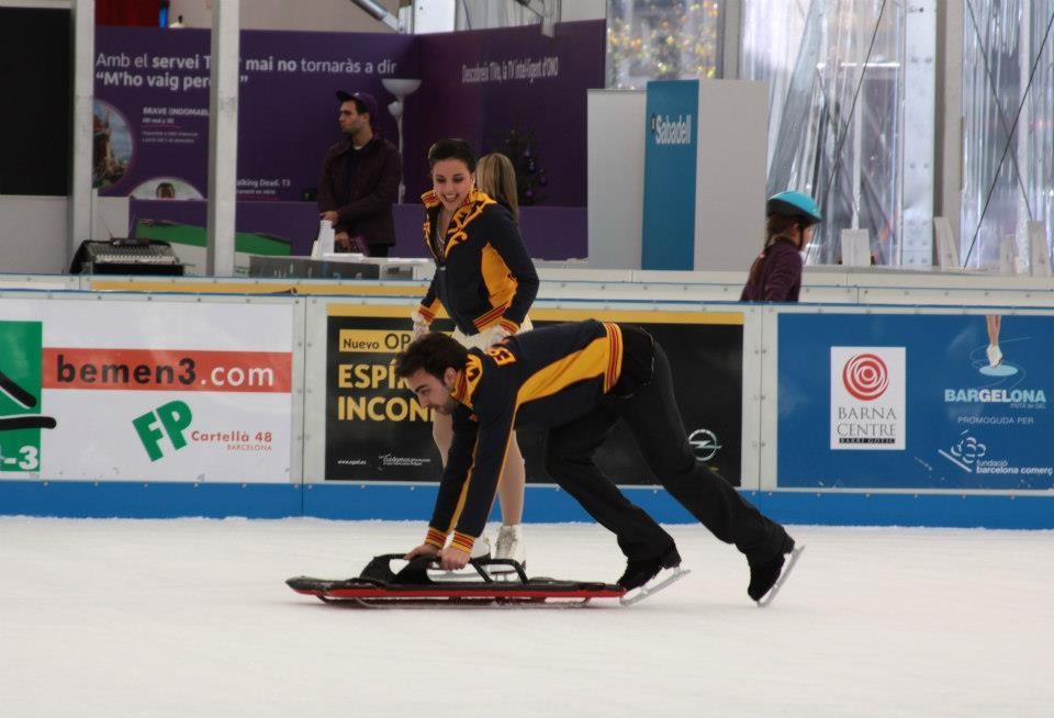 Skeleton y patinaje se dan la mano en Bargelona - HIELO ESPAÑOL