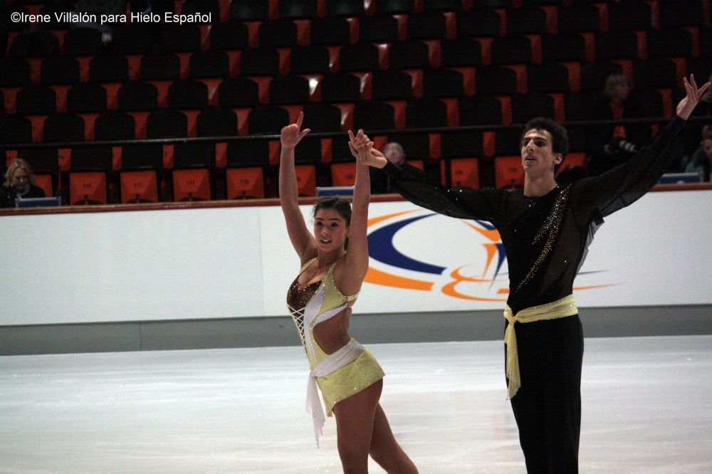 Grigoreva y Maestu, penúltimos en el corto pero con mínima europea - HIELO ESPAÑOL