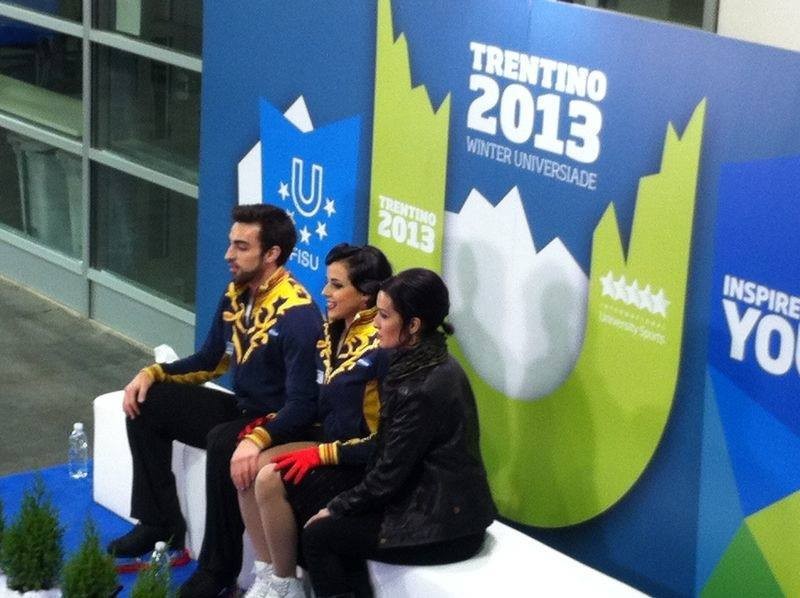 Tras la danza corta de la Universiada, nuestras parejas marchan 7ª y 16ª - HIELO ESPAÑOL