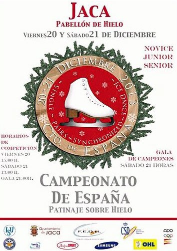 Mañana comienza el campeonato de España de patinaje - HIELO ESPAÑOL