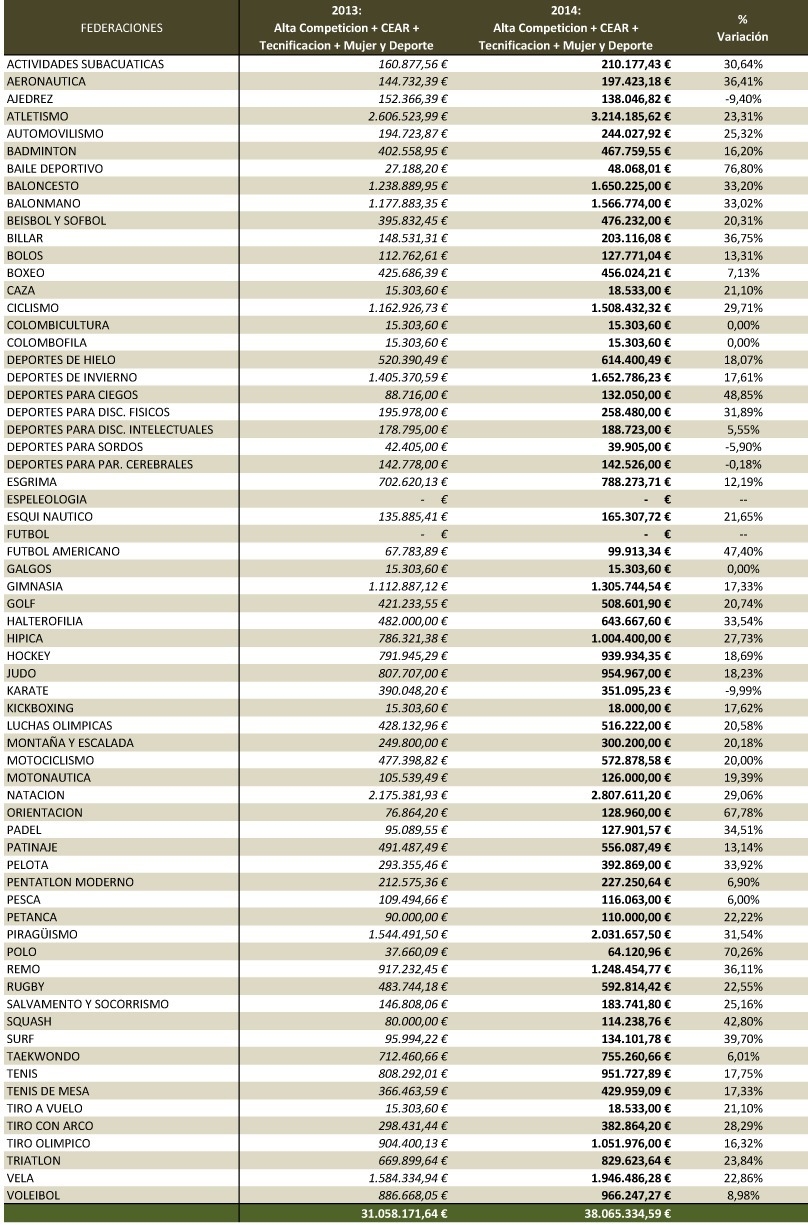 El CSD aumentará la subvención a la FEDH en más de un 18% - HIELO ESPAÑOL