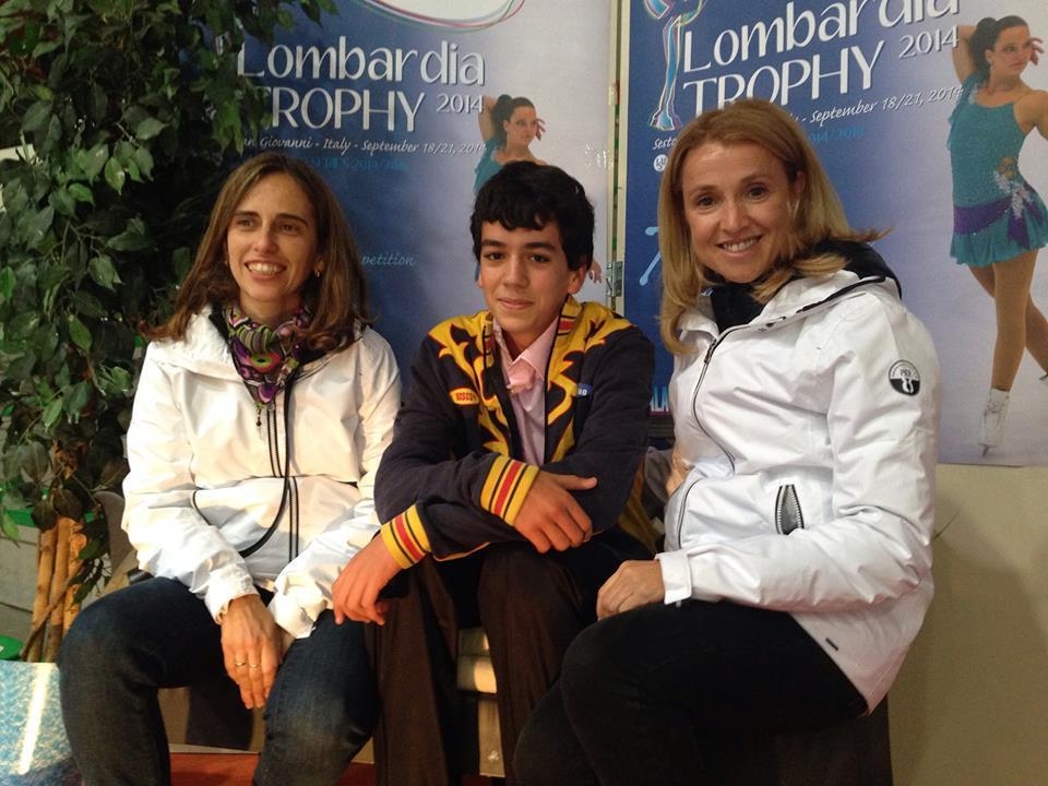 Tomás Guarino roba los focos en la jornada inaugural del Lombardía Trophy - HIELO ESPAÑOL