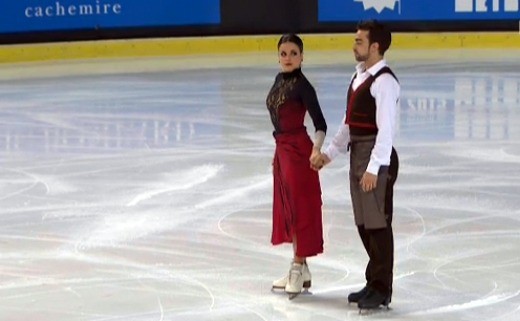 Hurtado y Díaz arrancan con fuerza en el Eric Bompard - HIELO ESPAÑOL