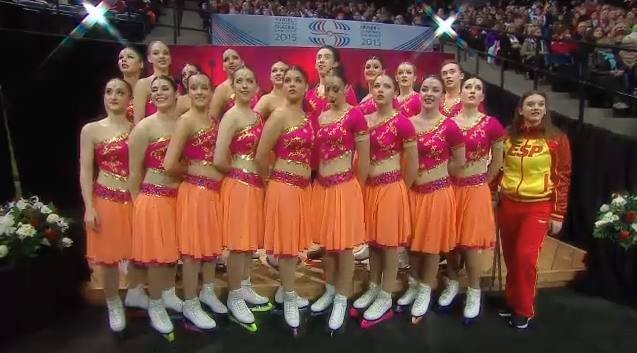 El Team Fusión acaba el mundial de patinaje sincronizado en el puesto 19º - HIELO ESPAÑOL