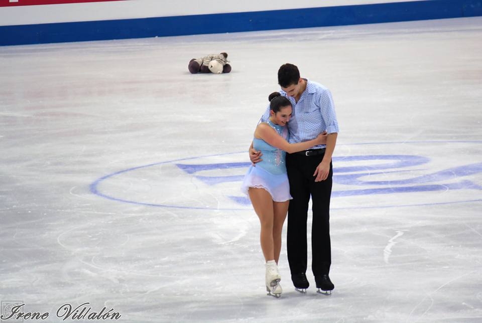 Lech y Maestu debutan en el europeo con una 13ª posición tras el corto - HIELO ESPAÑOL