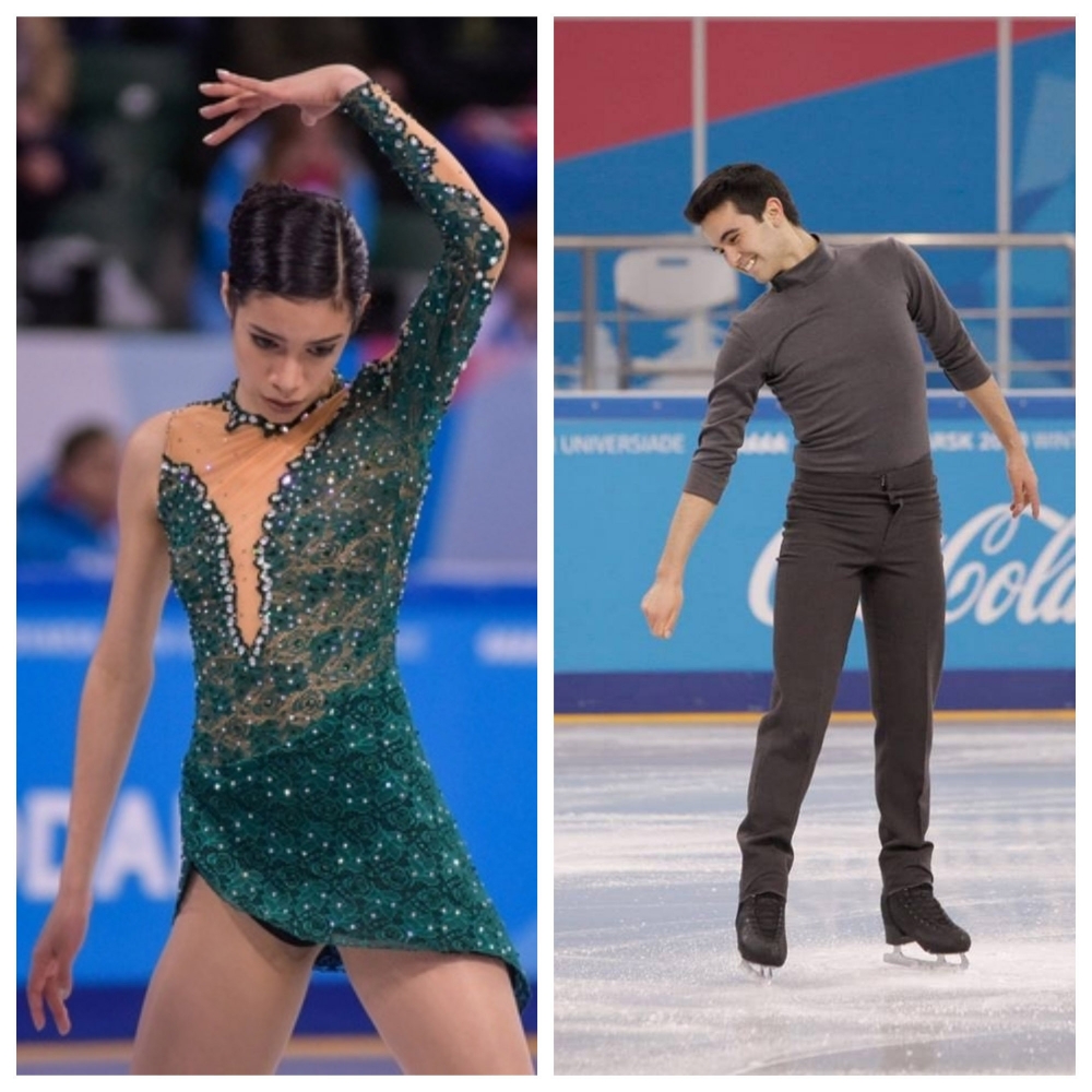 Valentina Matos y Gaizka Madejón finalizan 14ª y 21º de la Universiada - HIELO ESPAÑOL