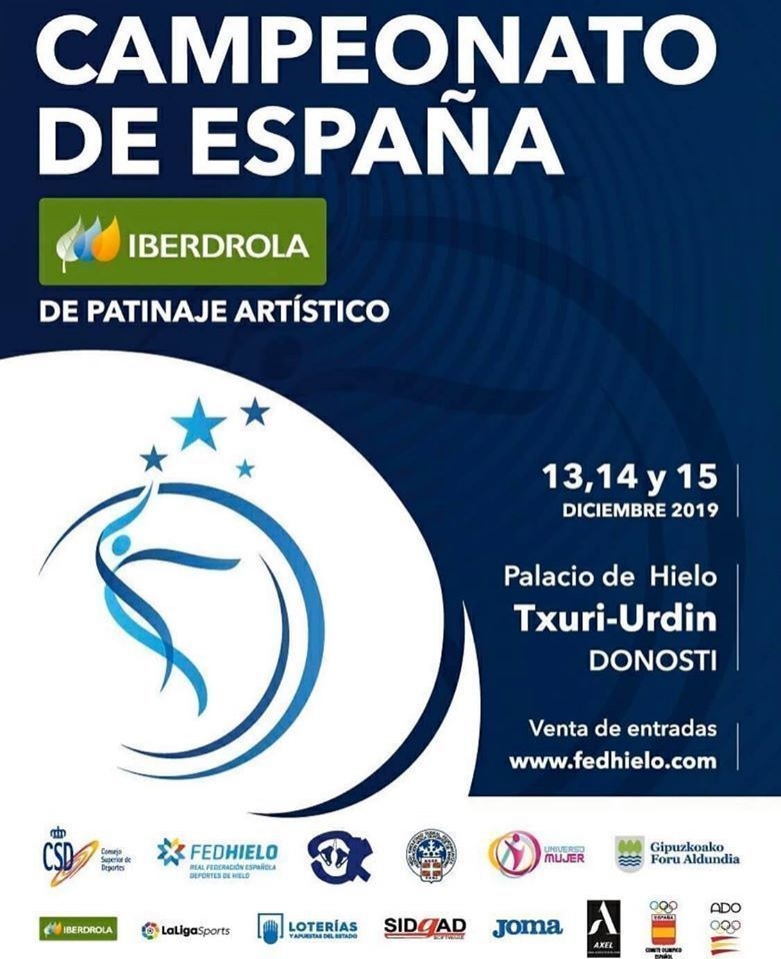 Información esencial para seguir el campeonato de España absoluto de patinaje - HIELO ESPAÑOL