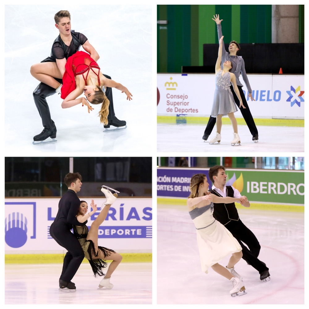 Nuevos dúos y retiradas transforman el panorama de la danza júnior española - HIELO ESPAÑOL