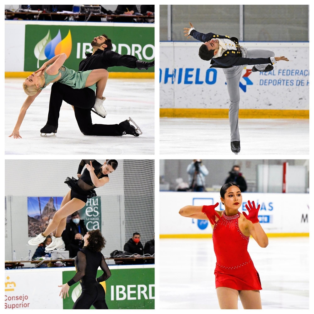 Crónica del campeonato de España absoluto Jaca 2021: categorías sénior - HIELO ESPAÑOL