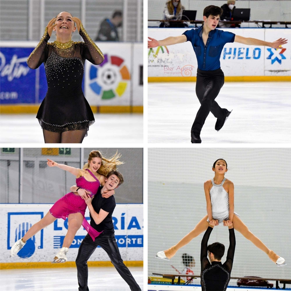 Crónica del campeonato de España absoluto Jaca 2021: categorías júnior - HIELO ESPAÑOL