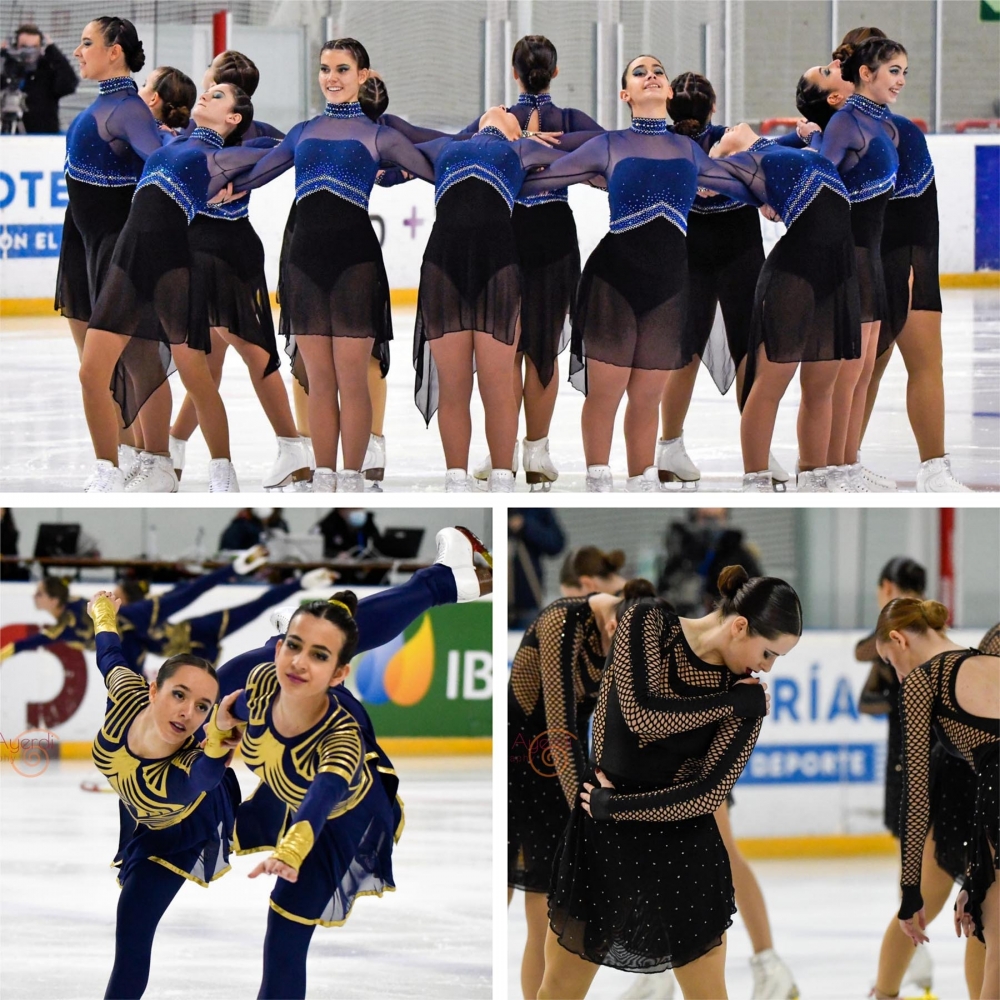 Crónica del campeonato de España absoluto Jaca 2021: patinaje sincronizado - HIELO ESPAÑOL