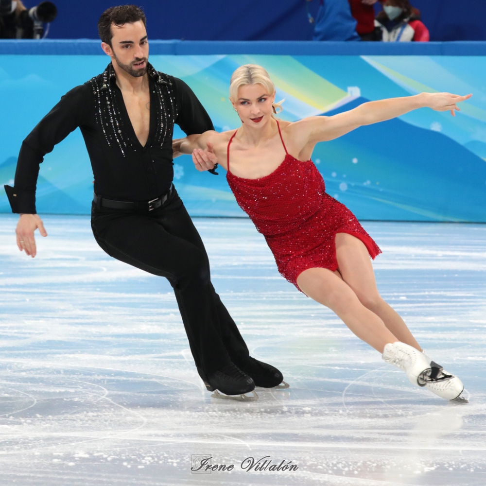 Olivia Smart & Adrián Díaz alcanzan el TOP10 y apuntan al diploma olímpico - HIELO ESPAÑOL