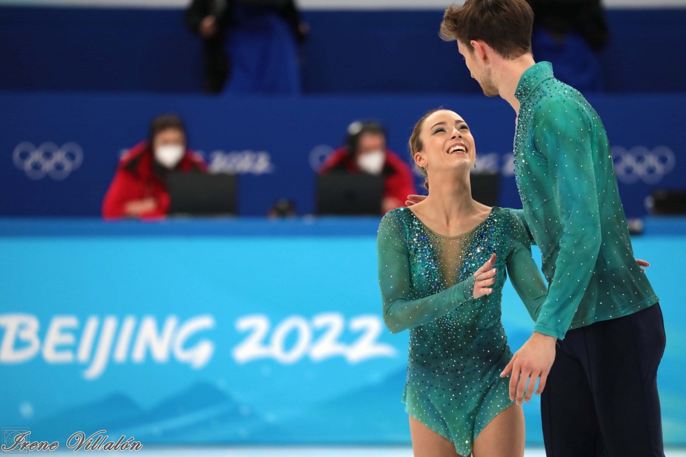 Laura Barquero & Marco Zandron rozan el TOP10 en su estreno olímpico - HIELO ESPAÑOL