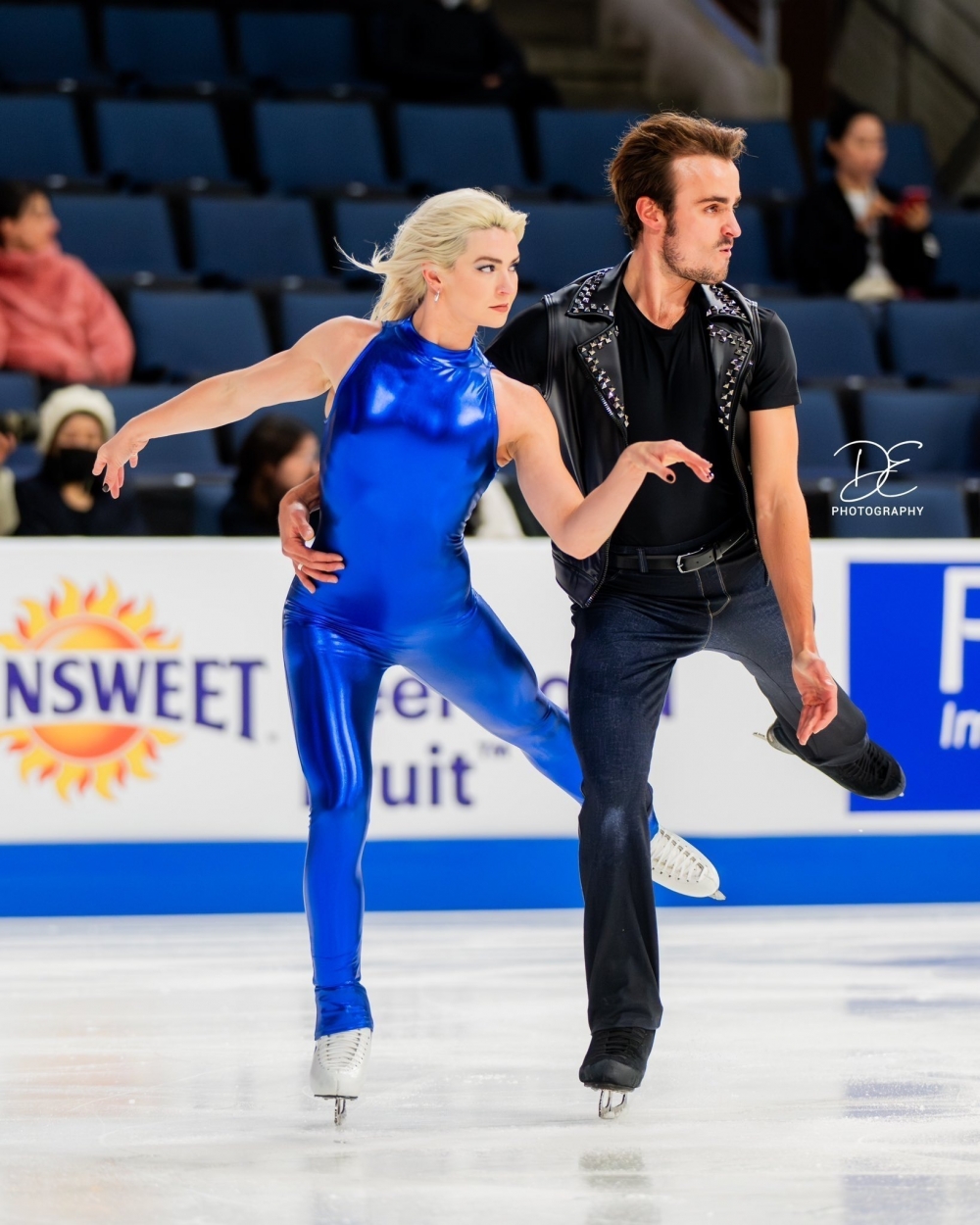 Olivia Smart & Tim Dieck, sextos en la danza rítmica del Skate America - HIELO ESPAÑOL