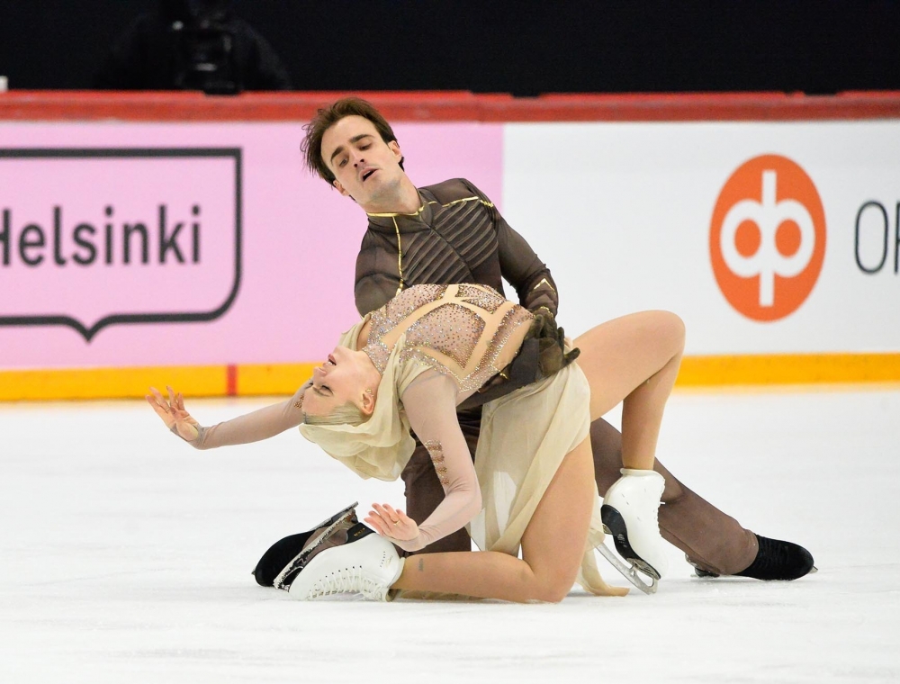 Olivia Smart & Tim Dieck concluyen el Grand Prix con dos cuartas posiciones - HIELO ESPAÑOL